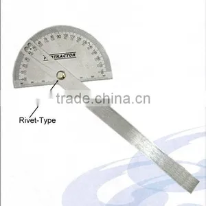 200mm Stainless Steel Protractor Ruler For Measuring Tools thumbnail-1