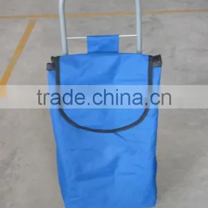 Colorful Shopping Foldable Trolley Bag With Wheels thumbnail-3