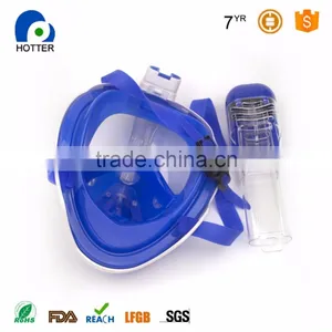 New Design 180 Degree Gopro Full Face Snorkel Mask thumbnail-2