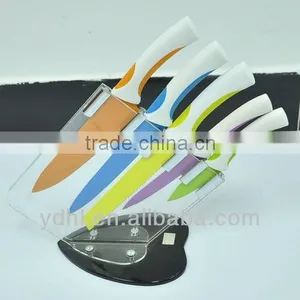 Stainless Steel Non-stick Coating Color Knife Set thumbnail-3