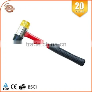 30mm Steel Tubular Handle Soft Face Hammer Two-way Mallet thumbnail-3