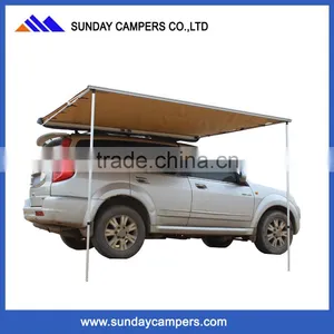 Offroad Waterproof Aluminum Frame 4WD Camping Car Side Awning thumbnail-2