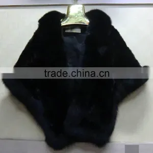 Mink Fur Capes With Fox Fur Trim thumbnail-1