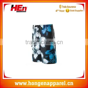 Hongen Apparel 2016 Summer Beach Wear Printing Young Short Pants for Man thumbnail-1