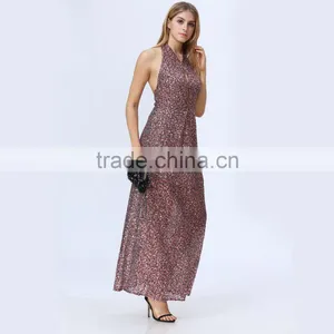 Woman Model Sexy Latest Design Picture Cloth Designer One Piece Party Dress thumbnail-4