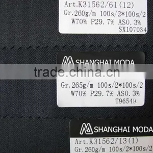 Blended Worsted Wool Fabric W70/p30 Moda-t129 thumbnail-1