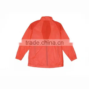 Fashion Sport Long Sleeve Black Pullover Mens Windbreaker Jacket With Hood thumbnail-4
