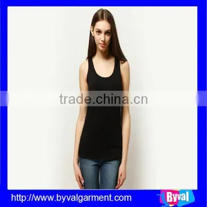 OEM Factory Slim Fit Apparel Price Women Summer Sleeveless Dry Fit Plain Dyed Shirts Made in China thumbnail-5