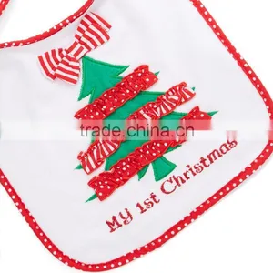 High Quality and Durable Bandana Bibs Reasonable Price Christmas Organic Cotton Drool Baby Bibs thumbnail-2