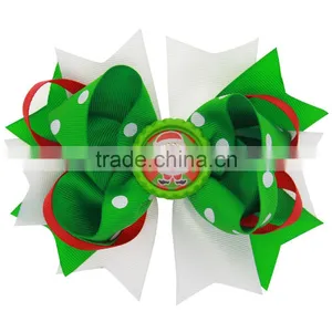 Christmas Baby Girls Bow thumbnail-2