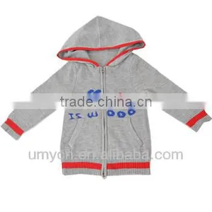 2014 Spring 100% Cotton Boy's Cardigan Sweater thumbnail-1