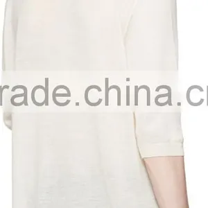 Fashionable New Design Half Sleeve Mens Long Cashmere Solid Color Sweaters thumbnail-3