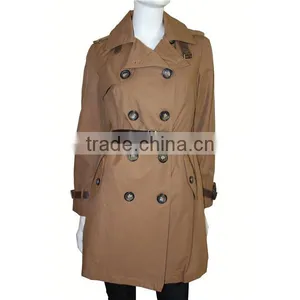 2016 Ladies Fashion Ladies Trench Coats Long Trench Summer Coat With Belt Lady Style thumbnail-2