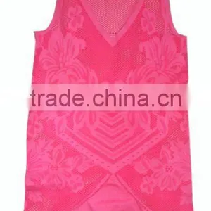 Red Hot Seamless Lady Vest Tank Top thumbnail-1