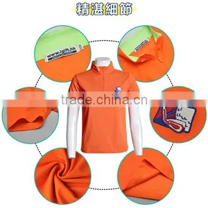 Orange Color Lady Shirt With High Collar Shirt thumbnail-5