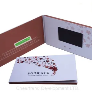Laser Cut Wedding Invitations Lcd Video Player Mailer,video Brochure Card thumbnail-1