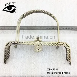 High Quality Antique Broze Handle Type Metal Purse Bag Frames thumbnail-2