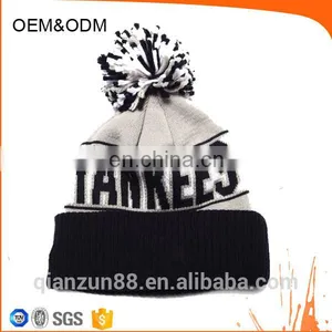 Pom Custom Embroidery Beanie thumbnail-3