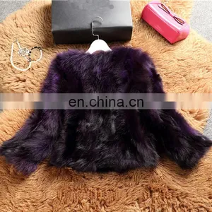 Newest Pattern Tongxiang Fur Genuine Raccoon Fur Loose Coat/garment thumbnail-3