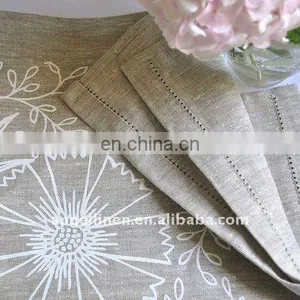 Linen Tea Towel With Printing thumbnail-1
