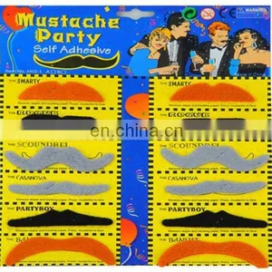 Different Colors Fake Mustache High Quality Fake Beard for Sale MH2095 thumbnail-1