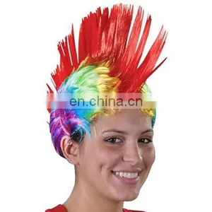 PWS-0439 Rainbow Mohawk Wig thumbnail-1