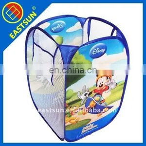 Foldable Laundry Hamper Laundry Basket Plastic thumbnail-1