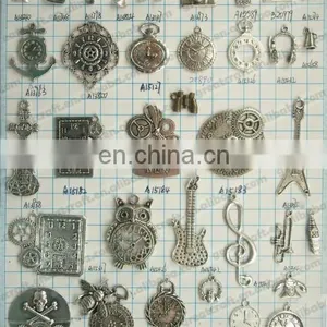 Style Zinc Alloy Necklaces Pendants Music Symbol Charms Diy Jewelry Findings Accessories thumbnail-1