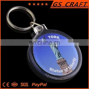 2015 Promotional Hot Sale Custom Made Heart Plastic Keychain thumbnail-1