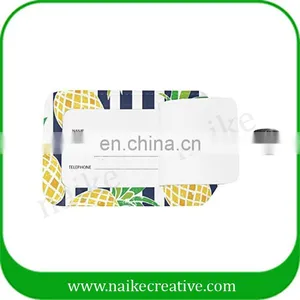 Manufacture Customize Personalized Cruisel Unicorn And Pineapple PU Leather Luggage Tag thumbnail-6