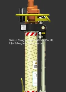 MQT-130 Pneumatic Roof Bolter With Adjustable Leg thumbnail-1
