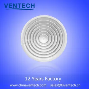 Movable Core Air Diffuser Aluminum Round Diffuser Circular Diffuser thumbnail-5