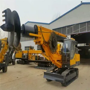 Hydraulic Cylinders Bore Water Auger Drill Rig thumbnail-2
