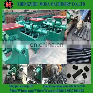 Sliver Charcoal Powder Extruding Machine/ Square Shape Coal Extruding Machine/silver Square Charcoal Production Line thumbnail-6