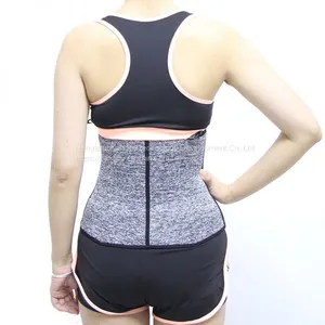 2019 Hot Sale Women Sexy Custom Logo Latex Waist Trainer With 9 Steel Bones thumbnail-3
