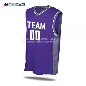 2019 Sublimated Usa Latest Basketball Jersey Design thumbnail-5