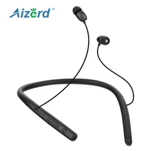 Wired Waterproof Stereo Original Neckband Metal Mini Manufacturer Bluetooth Sport Earphone thumbnail-2