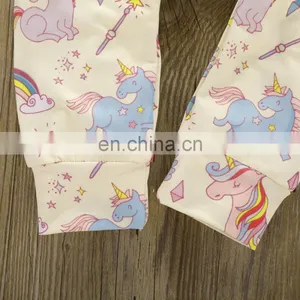 Baby Clothes Summer Fall Unicorn Pattern Rompers Baby Romper thumbnail-4
