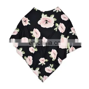 Nursing Cover Poncho Car Seat Cover Stroller Cover Maternity Top Swaddle Multi Functional Nursing Poncho Covers thumbnail-5