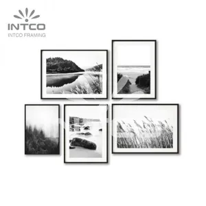 5 Piece Picture Frame Set, Gallery Wall Picture Frames for Home Decoration, Custom Size Picture Frames thumbnail-2