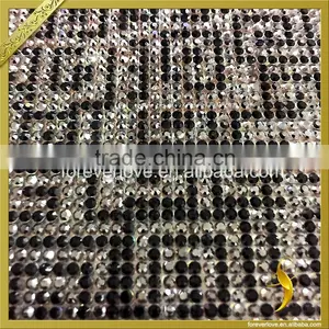 Wholesale Hot Fix Glue Iron on Rhinestone Sheet FRM-186 thumbnail-2
