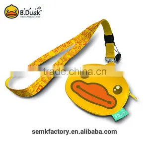 Best Selling Promotional Gifts B.Duck Cheap Cute pu Name Badge thumbnail-1