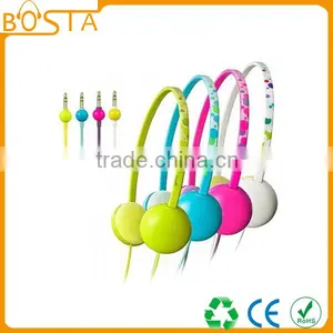 3.5mm Wired Smallest Over-ear Best Stylish Premium Deep Bass Candy Color Headphones thumbnail-1