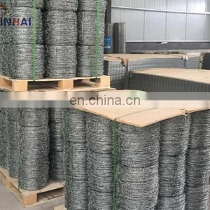 Hot-Dipped Galvanized Barbed Wire Price Per Roll thumbnail-4