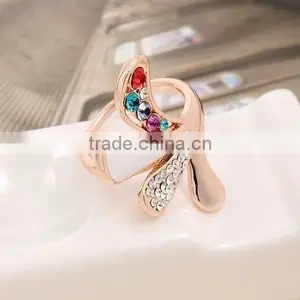 Garnet,Smoky Quartz & Citrine Gemstone Cocktial Ring, 925 Sterling Silver Ring Jewelry thumbnail-1