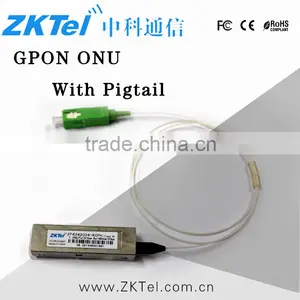 Single Fiber 1000 BASE 1.25Gbps Upstream 2.5Gbps Downstream 20km GPON ONU SFF With Pigtail thumbnail-1
