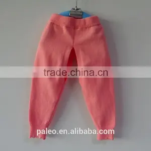 Eco-friendly Cotton Knitting Pattern Design Girl Night Trousers for Spring thumbnail-2