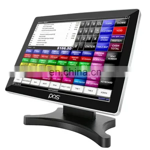 China 15 Inch Dual Screen With Printer Restaurant Retail Capacitive Touch Screen Window Pos System thumbnail-5