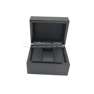Black Bright Paint Watch Box a Single Wooden Watch Box Can Hold Cards Display Gift Boxes thumbnail-4