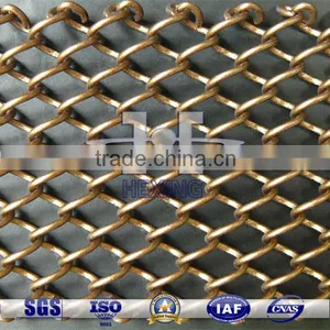 1.2mm Diameter Decorative Metal Wire Mesh Roller Blind thumbnail-1